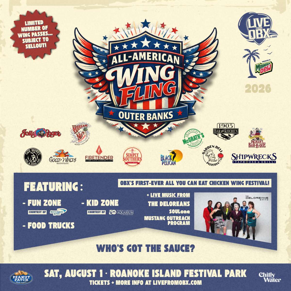 WING FLING – OUTER BANKS